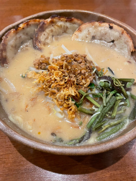 「信州味噌炙りチャーシュー」@麺場 田所商店 平塚店の写真