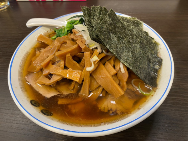 「メンマチャーシューラーメン」@えーちゃん食堂の写真