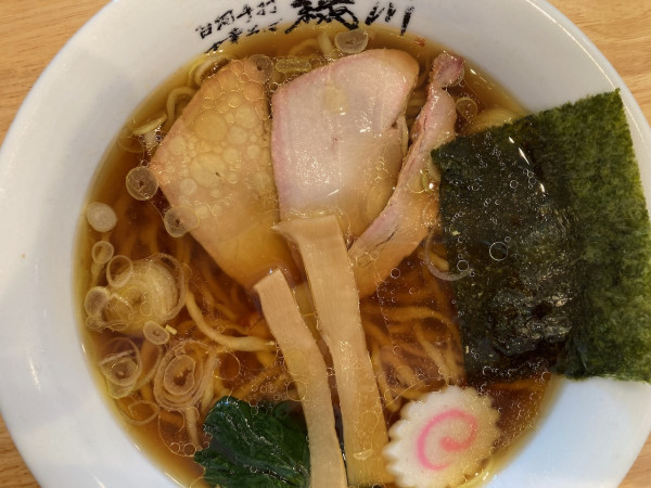 「手打中華そば 850円」@白河手打中華そば 緑川 とら食堂那須塩原分店の写真