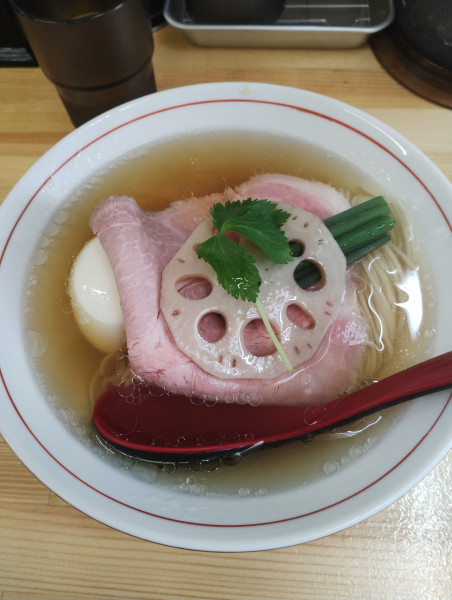 「中華そば(白)(だし飯)」@わがきん ラーメン部の写真