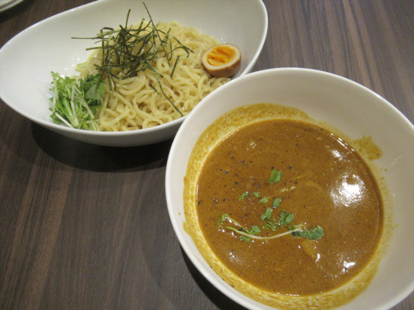 「エビカレーつけ麺（1,100円）」@ボンガズ カレー＆ダイニングの写真