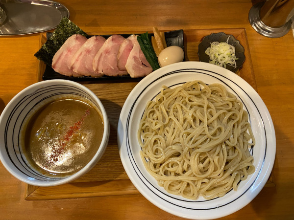 「特製つけそば 1400円 大盛り120円」@中華蕎麦 生るの写真