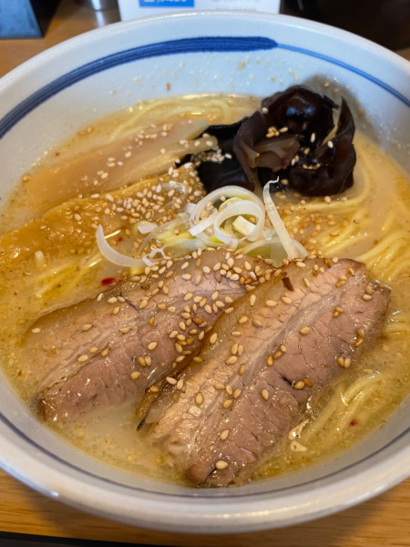 「ラーメン塩とネギめし」@らーめん ふくのや 桶川店の写真