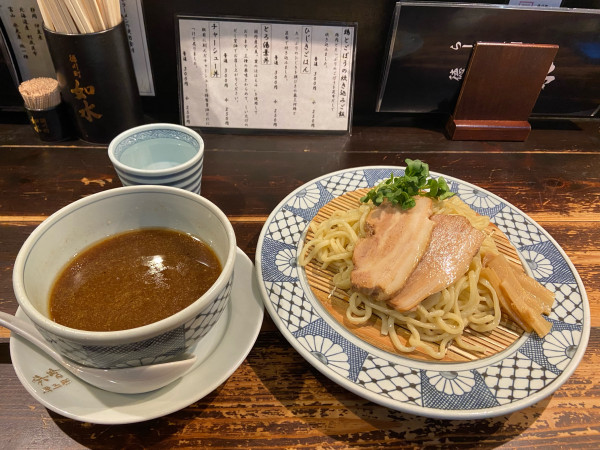 「つけ麺 930円 ぞうすい200円」@徳川町 如水 本店の写真