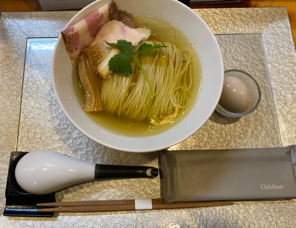 「白醤油に味玉トッピング」@ramen rise nijiの写真