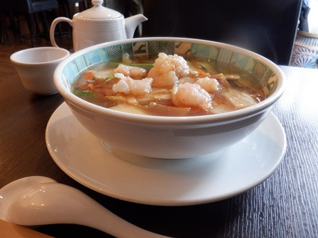 「エビソバ（塩味・あんかけ）」@広東料理 元圓の写真