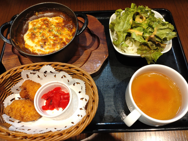 「焼きチーズカレーランチ　８９０円」@だん家 大手町ファーストスクエア店の写真