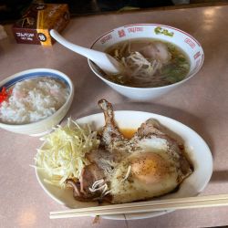 モーニングチャーシューエッグセット