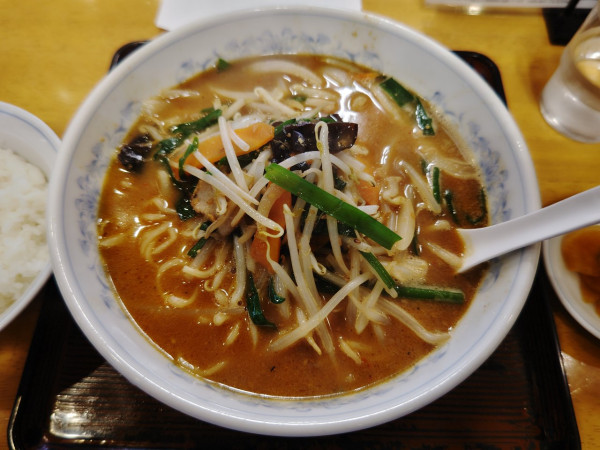 「みそラーメン」@ぎょうざの満洲 狭山ケ丘駅前店の写真
