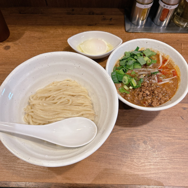 「担担つけ麺+追めし」@担担麺しかないお店の写真