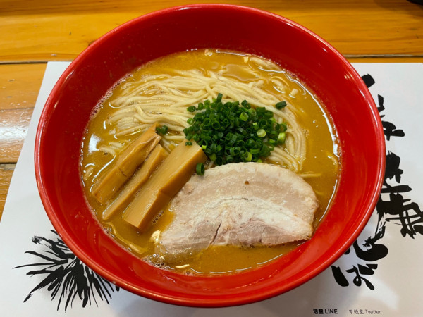 「雲丹そば」@活龍 海老蟹専門 甲殻堂の写真