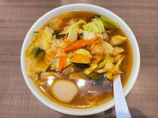 「スタミナラーメン(並)＋味玉」@スタミナラーメン がむしゃの写真