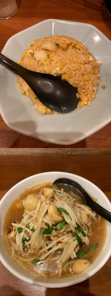 「ベトコンラーメン+ニンニクチャーハン」@ベトコンラーメン新京 名駅西口店の写真