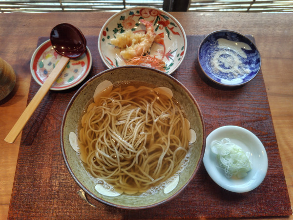 「天ぷら付きかけそば2750円」@一止廬 川口の写真