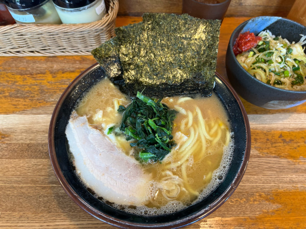 「トキタマラーメンネギメシセット1150円」@ラーメン 大山家の写真