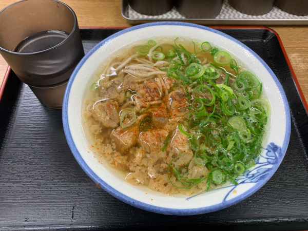 「ぼっかけそば 450円」@味沢の写真