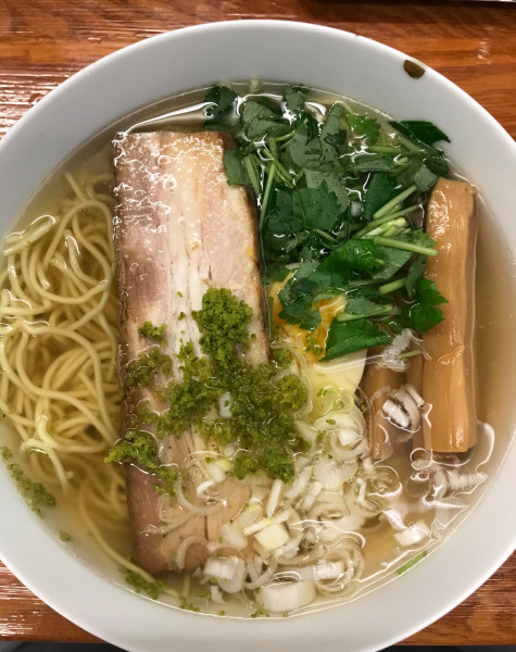 「和風柚子柳麺」@麺屋ひょっとこの写真