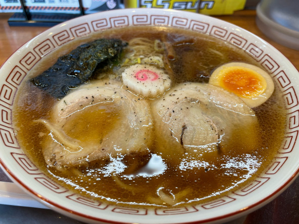 「中華そば　竹下食堂」@らあめん花月嵐 いわき湯本店の写真
