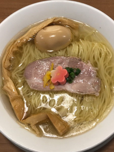 「鯛塩そば＋味玉」@鯛塩そば 灯花 本店の写真