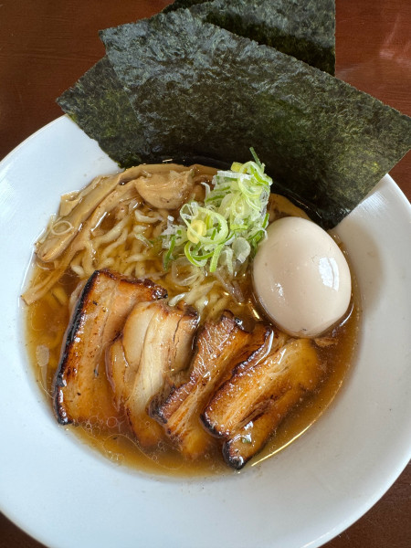 「特製手揉み中華そば」@麺処 雅の写真