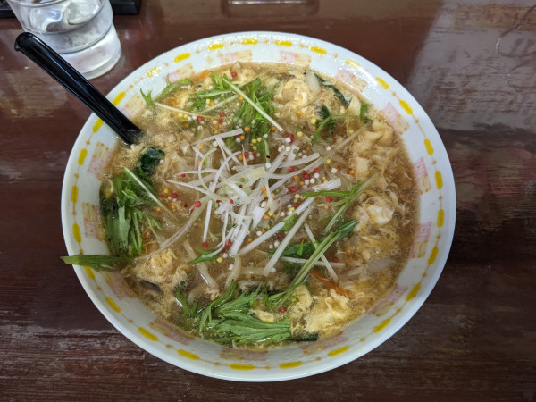 「玉子とじラーメン」@ラーメンハウス 本町店の写真