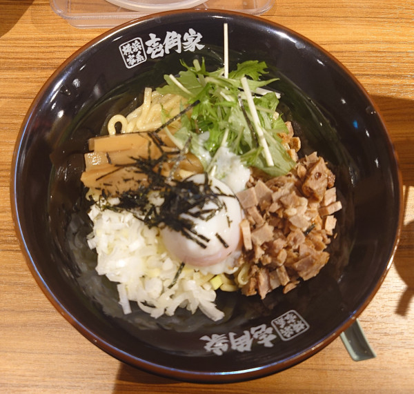 「温玉油そば(1060円)」@横浜家系ラーメン 豊島家 蕨東口店の写真