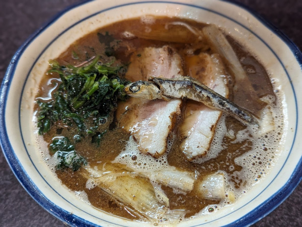 「かけ」@烈志笑魚油 麺香房 三くの写真