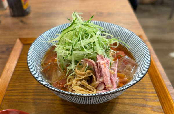 「トマトの冷やし麺 ¥1200」@キッチンきらくの写真