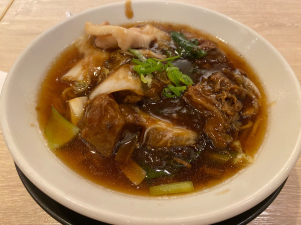 「牛角煮あんかけそば半チャーハンセット（1150円）」@チャーハン達人 アリオ北砂店の写真