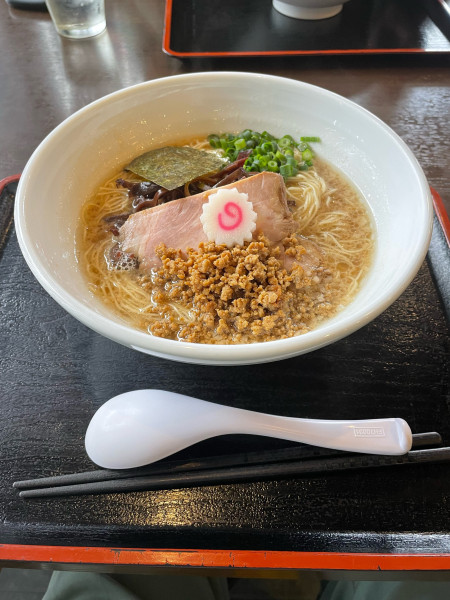 「豚そば(醤油)大盛　880円」@麺家 九十九の写真