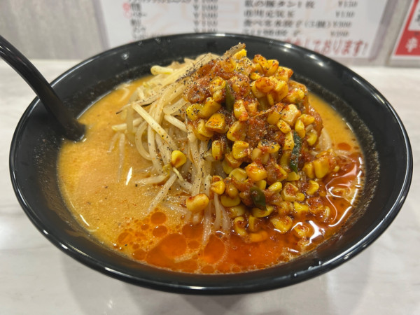 「ポロサツ味噌ラーメン」@蒙古タンメン 中本 市川店の写真