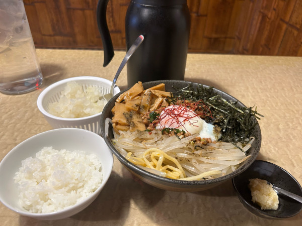 「【新発売】台湾まぜそば900円」@まぜそば九里林の写真