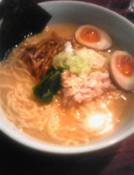 「自然洞ラーメン味噌（大盛）＋味玉」@自然洞 麺舗の写真