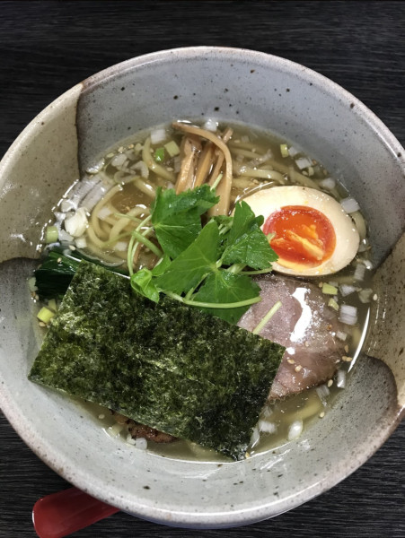 「ゆずそば（塩・太麺）」@麺屋 番の写真