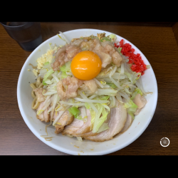 汁なし　大　全部増し紅　カタメ　粉チーズ