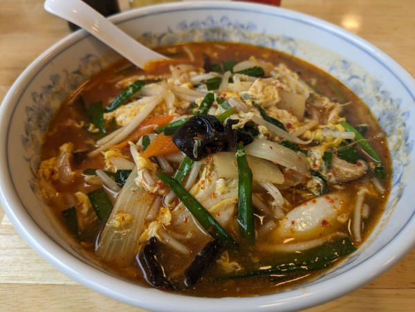 「旨辛菜麺」@ぎょうざの満洲 鶴ヶ島駅前店の写真