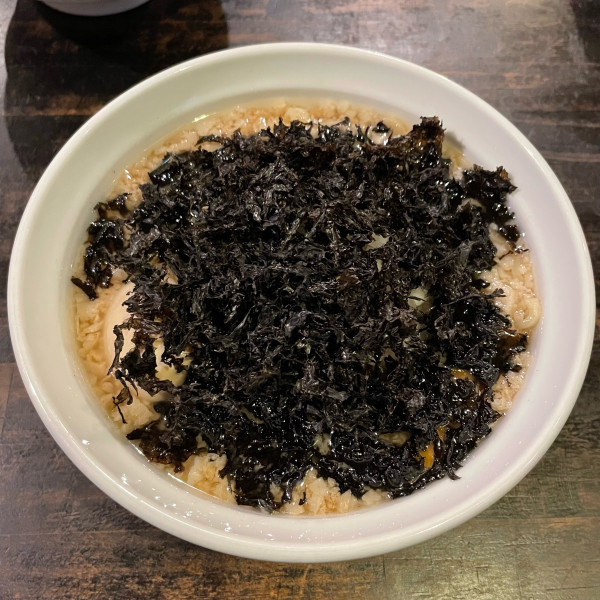 「岩のり+味玉+ミニチャーシュー」@麺屋 とどろきの写真