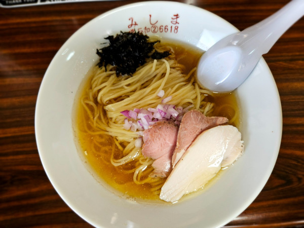 「淡麗煮干しソバ」@みしまの写真