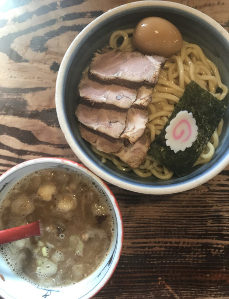 「味玉焼豚つけそば 白」@中華そば 螢の写真