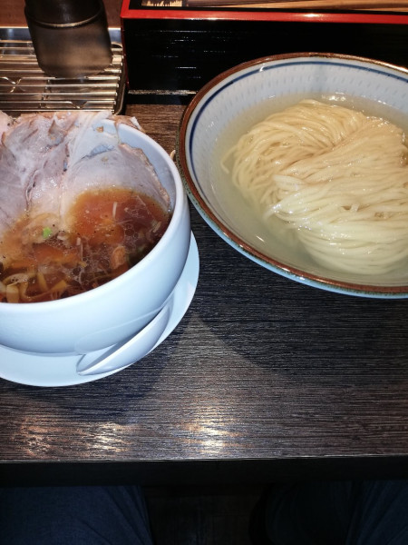 「【限定】昆布水つけ麺」@らーめん四恩 堀江店の写真