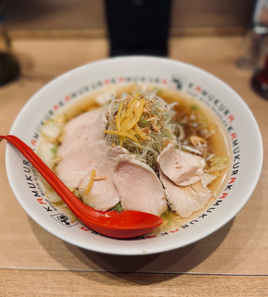 「【限定】ゆず香る鶏ラーメン（固め￥1120）」@どうとんぼり神座 浅草ROX3G店の写真