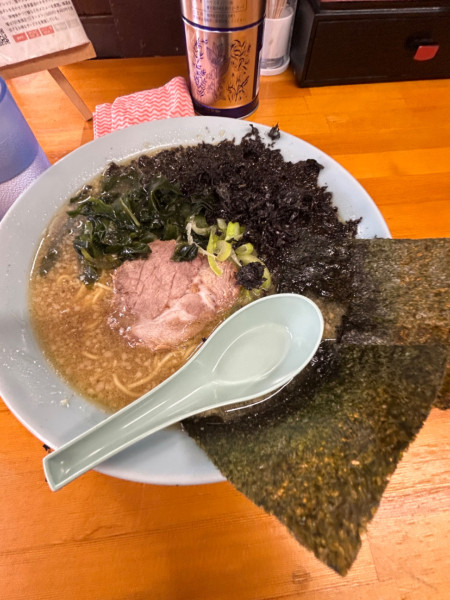 「黒ばら海苔ラーメン」@ラーメン丸子屋の写真