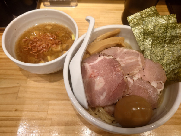 「特製海老つけ麺(1250円)」@煮干中華そば 無双の写真