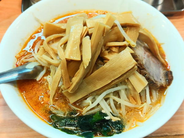 「旨辛味噌＋メンマ」@えぞ菊 戸塚店の写真