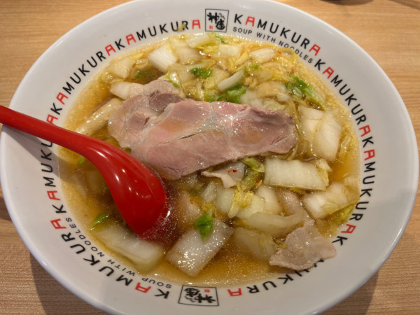 「おいしいラーメン、中盛り」@どうとんぼり神座 東京ドームシティ店の写真