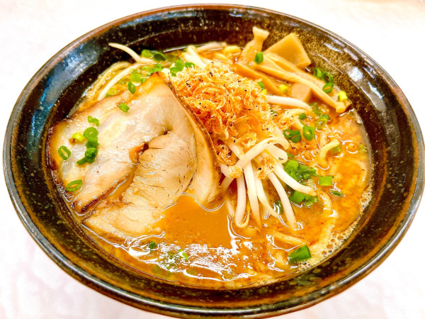 「海老みそらーめん（850円）」@関東風とんこつらーめん 五衛門 谷田部店の写真