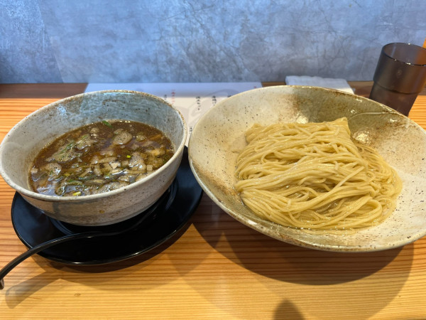 「昆布水の木桶醤油つけ麺」@麺屋 夢風の写真