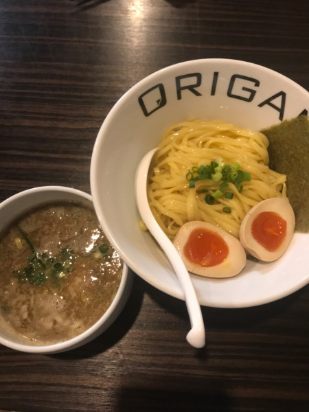 「味玉ORIGAMIつけ麺」@麺屋 ORIGAMIの写真