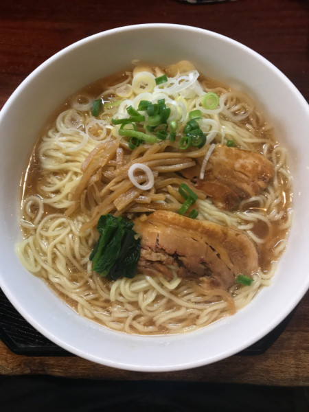 「自然洞ラーメン（白）ダブル」@自然洞 麺舗の写真