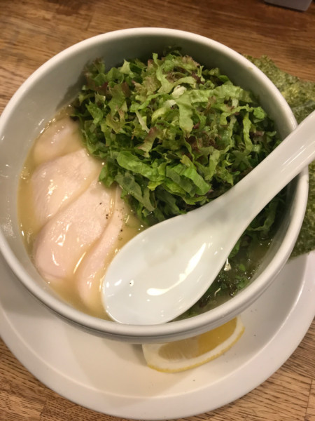 「白鶏湯塩らーめん」@麺屋時茂の写真